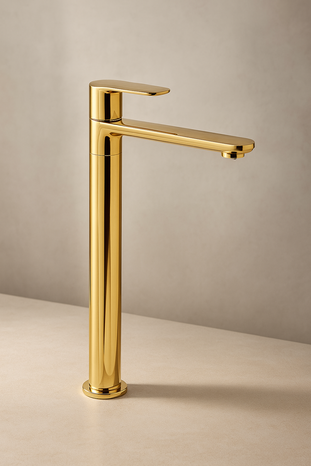 PILLAR COCK 12” PVD Cold by Trucera