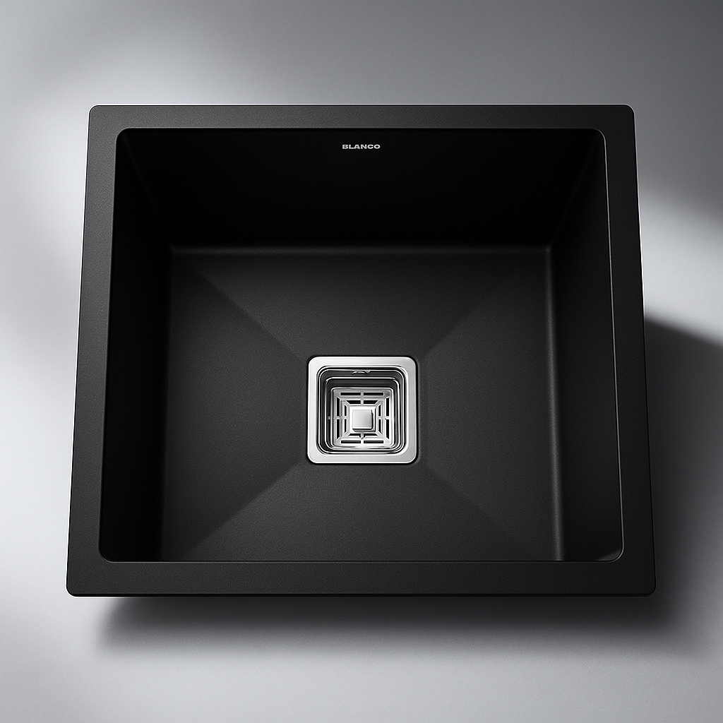 QUARTZ SINK SINGLE BOWL With Accessories by Trucera