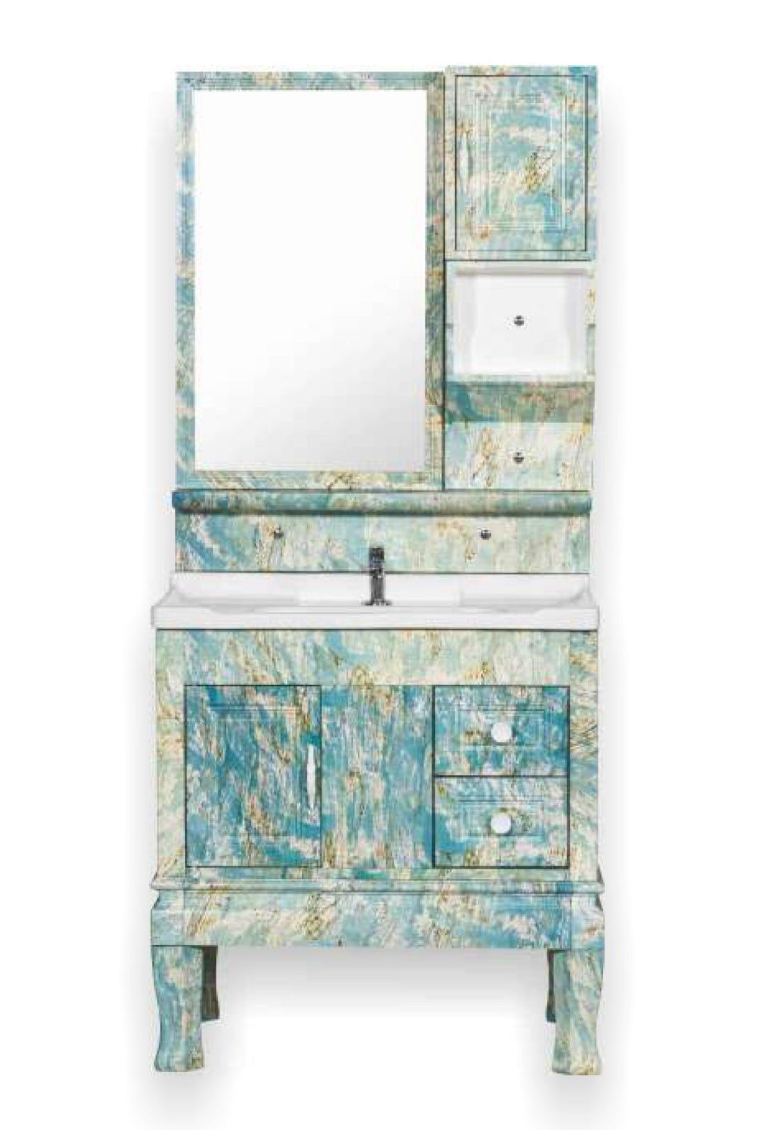 UNBRALABLE PVC VANITY 800MM