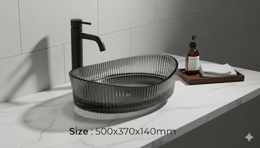 CRYSTAL BLACK TABLE TOP