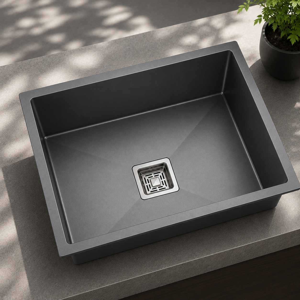 Single bowl QUARTZ SINK
