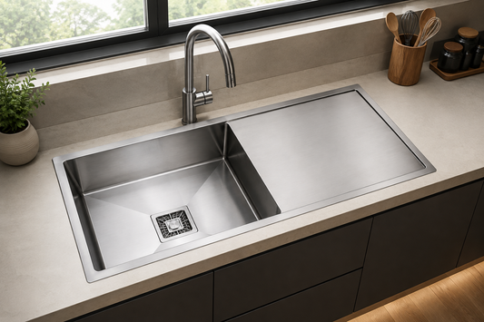 HANDMADE DRAINER KITCHEN SINK