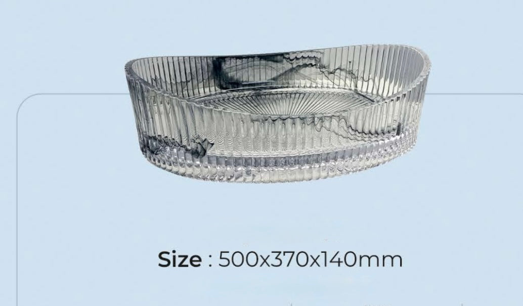 CRYSTAL SMOKED TABLE TOP