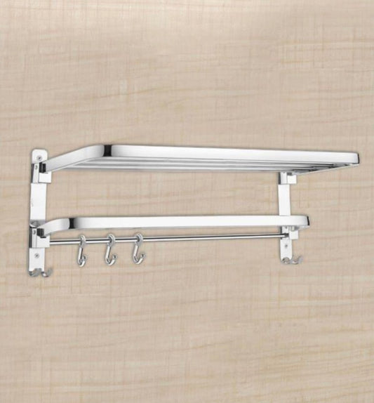 FOLDABLE TOWAL RACK S.S. WITH S.S. HOOK by Trucera