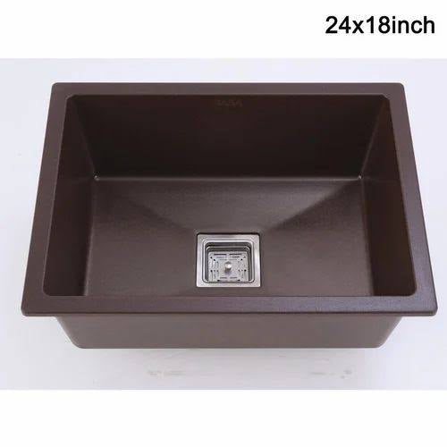 QUARTZ SINK SINGLE BOWL WITH ACCESSORIES