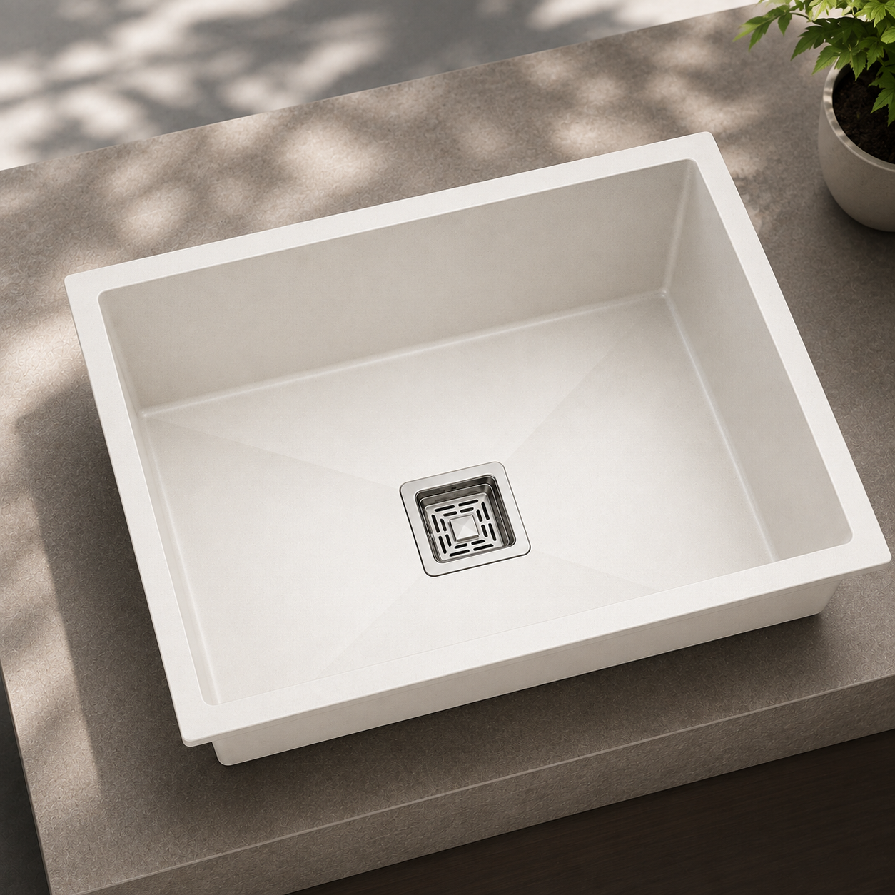 Single bowl QUARTZ SINK