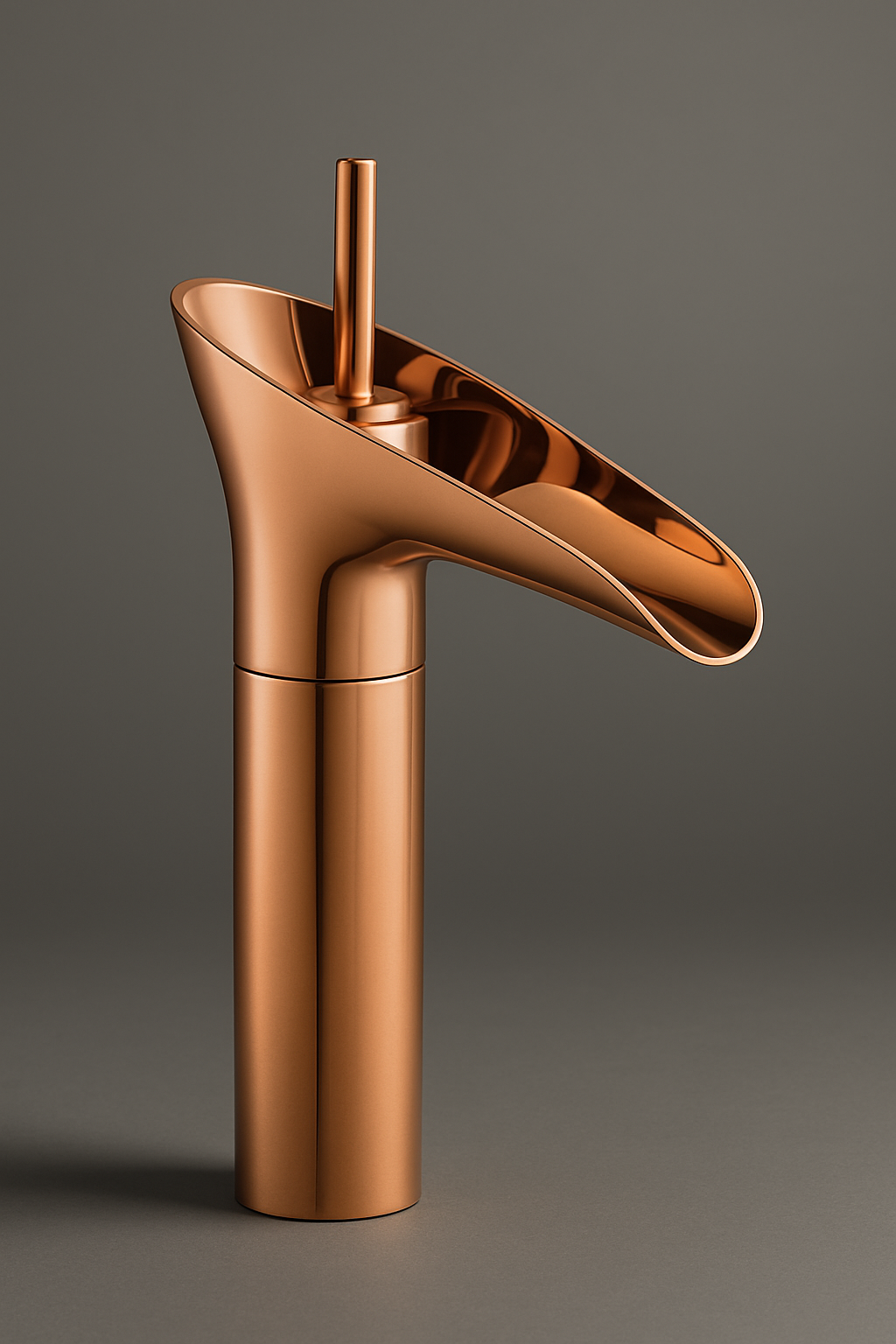 WATERFALL BASIN MIXER 12” PVD Hot&Cold by Trucera