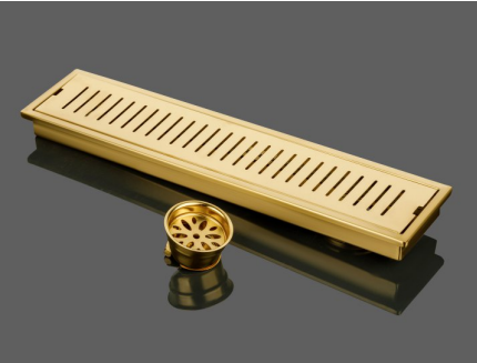 PVD GOLD LONG DRAIN by Trucera